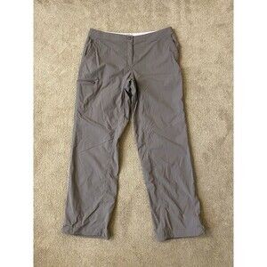 L.L. Bean Women's Comfort Trail Hiking Pants Taupe Gray Gorpcore Women’s Size 12